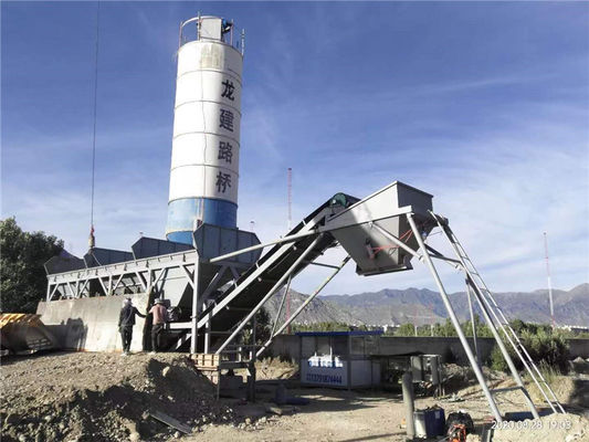 Volledig Automatische Grint Gestabiliseerde Grond het Mengen zich Installatie met Verticale Cementsilo