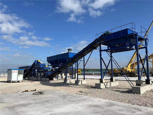 Automatisch Gestabiliseerde Grond het Mengen zich Installatie met PLC Controlesysteem