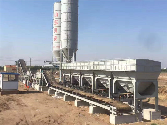 Stabilisatieinstallatie voor grindgrond voor bouwprojecten