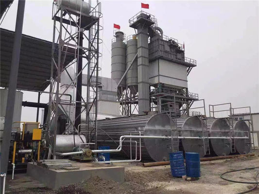 Kleinschalige Gemeentelijke Wegen van Asphalt Batch Mix Plant 40TPH Aanleg