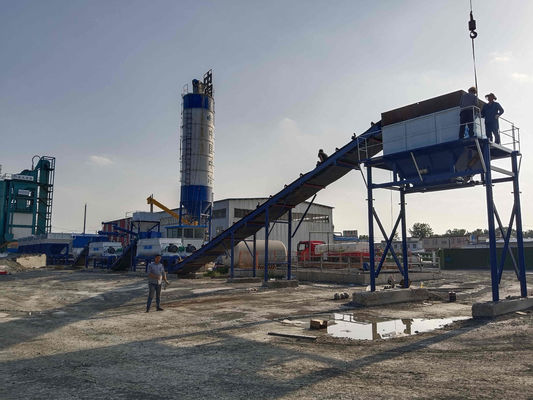 Vervoerband mobiele grondmenginstallatie