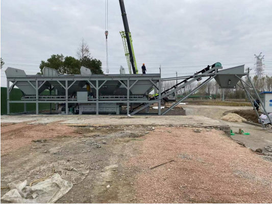 Stabiel beweegbaar water gestabiliseerd menginstallatie zonder fundering