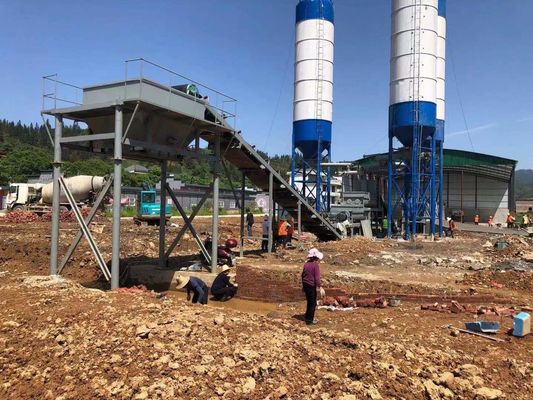 WDJ300/400/500/600 Stabilisatie-grondmenginstallatie succesvol